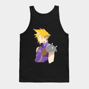 Cool Cloud Strife Minimalistic Tank Top